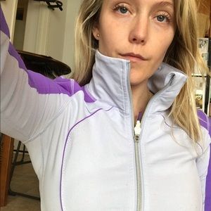 Lavender Lululemon zip up jacket
